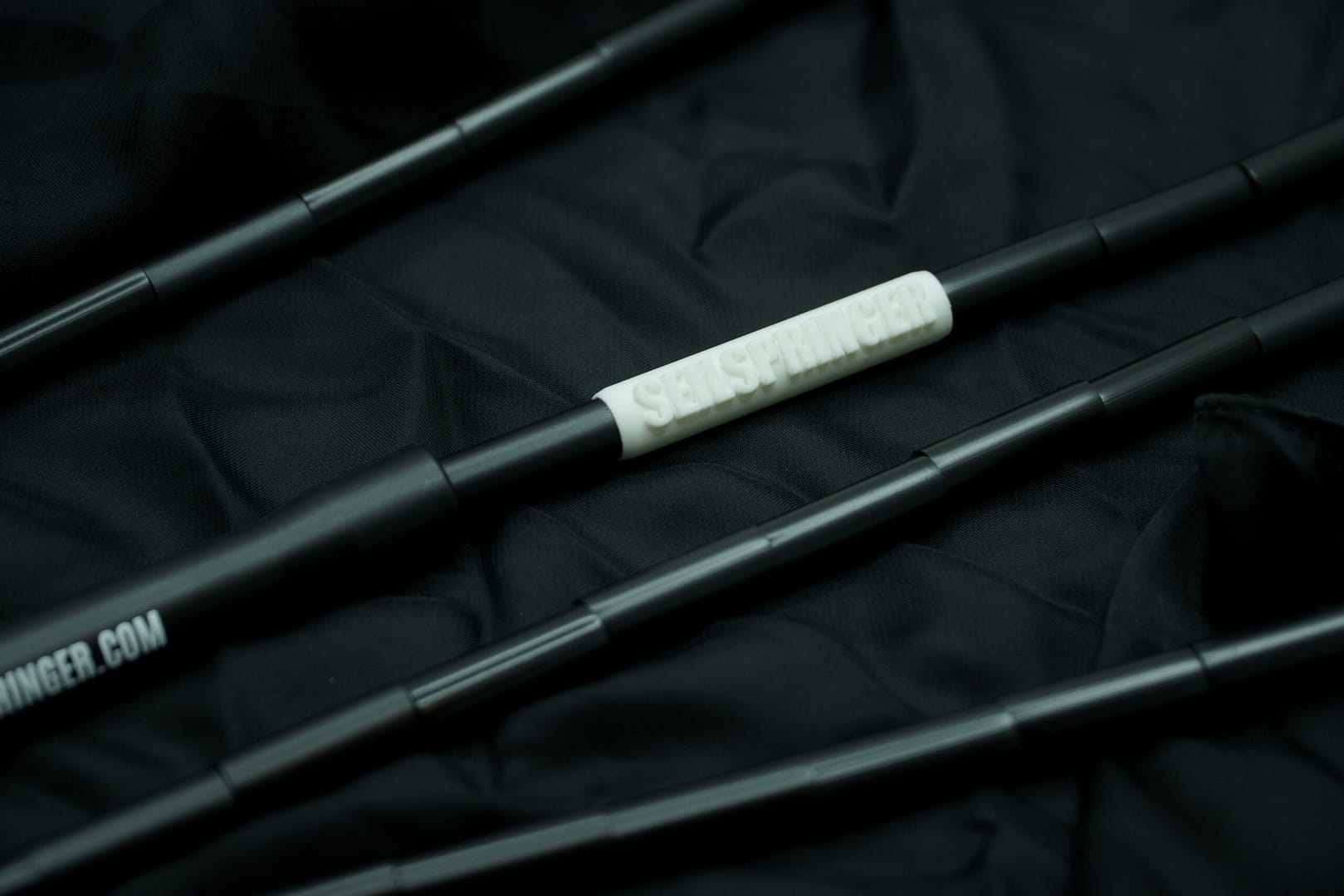 Jump Rope Name Tag für Beaded Rope Weiss/Schwarz