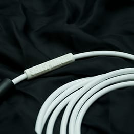 Jump Rope Name Tag für PVC Rope Weiss/Schwarz