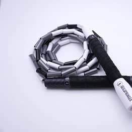 BEADED FLOW - Black White Silver GT Freestyle Rope