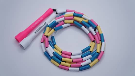 Beaded Rope POLKADOT 4mm -NEUES DESIGN- Freestyle Jumprope