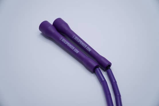 Beaded Rope DEEP PURPLE 4mm Freestyle Jumprope – Bild 2