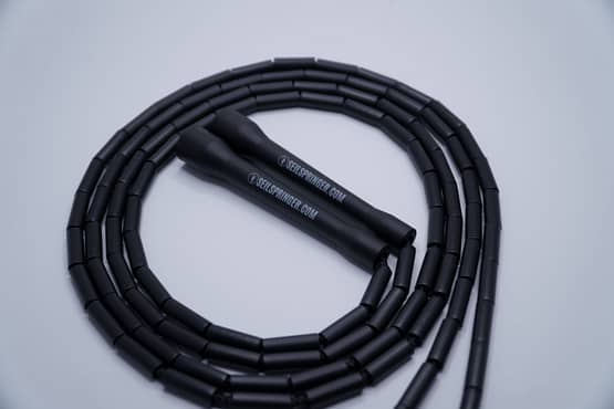 Beaded Rope CARBONBLACK 4mm Freestyle Jumprope