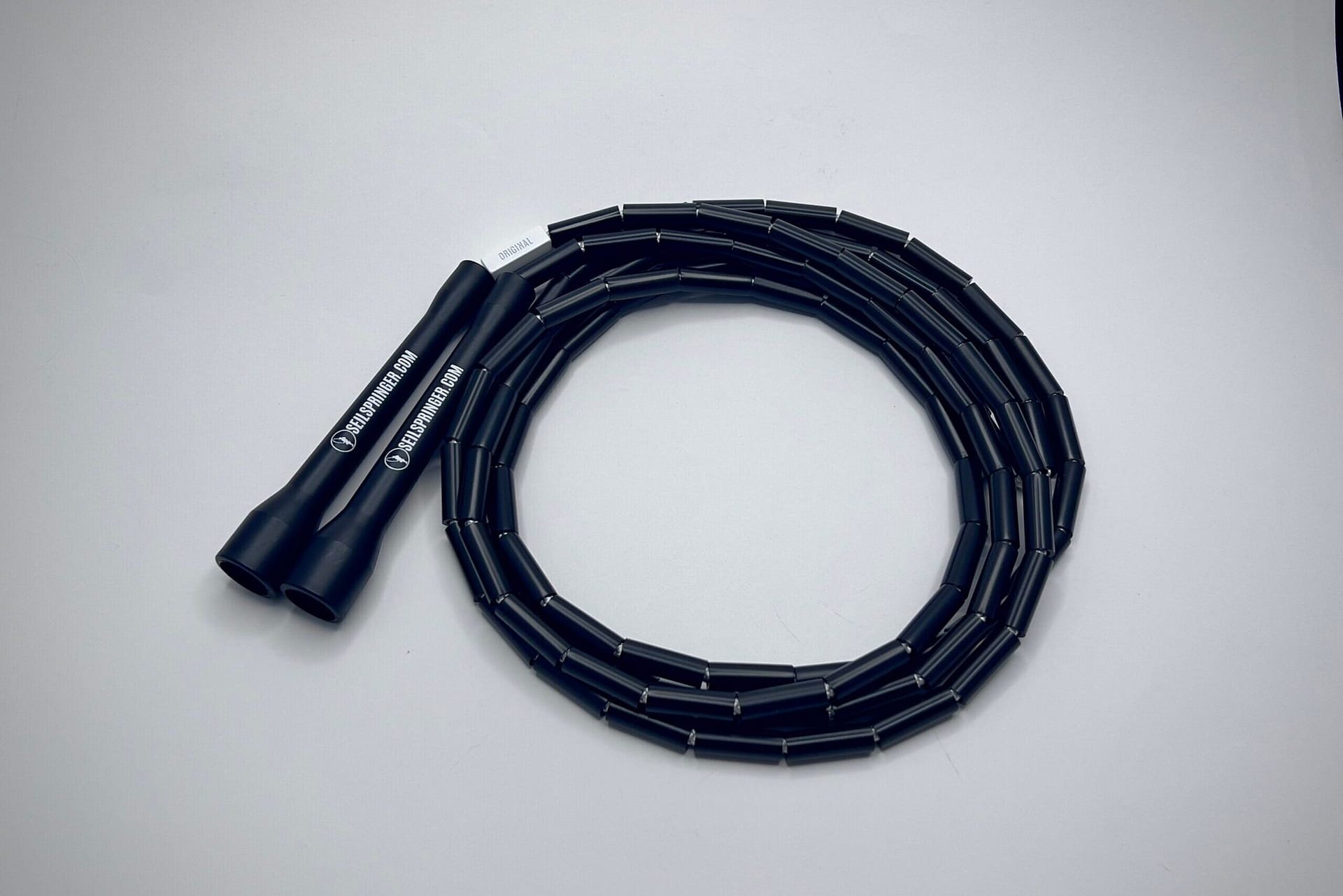 Beaded Rope PHAT CARBONBLACK White Cord 5mm Freestyle Jumprope